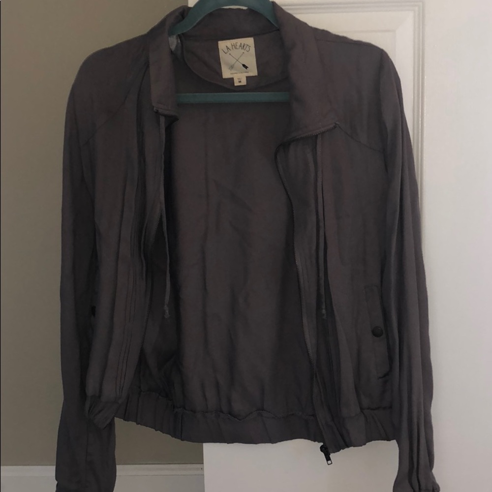 Brown zip up jacket